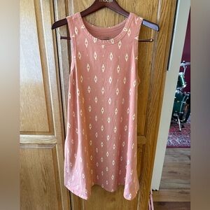 Sonoma orange western dress with POCKETS!!